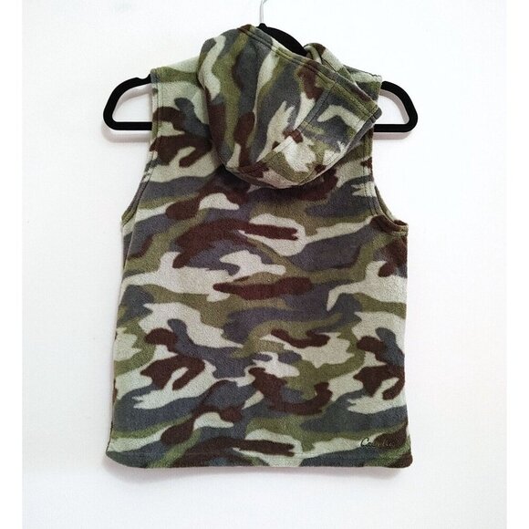 Cabela's Women's Fleece Hoodie Vest Camo Camouflaged Size Medium - Picture 2 of 3